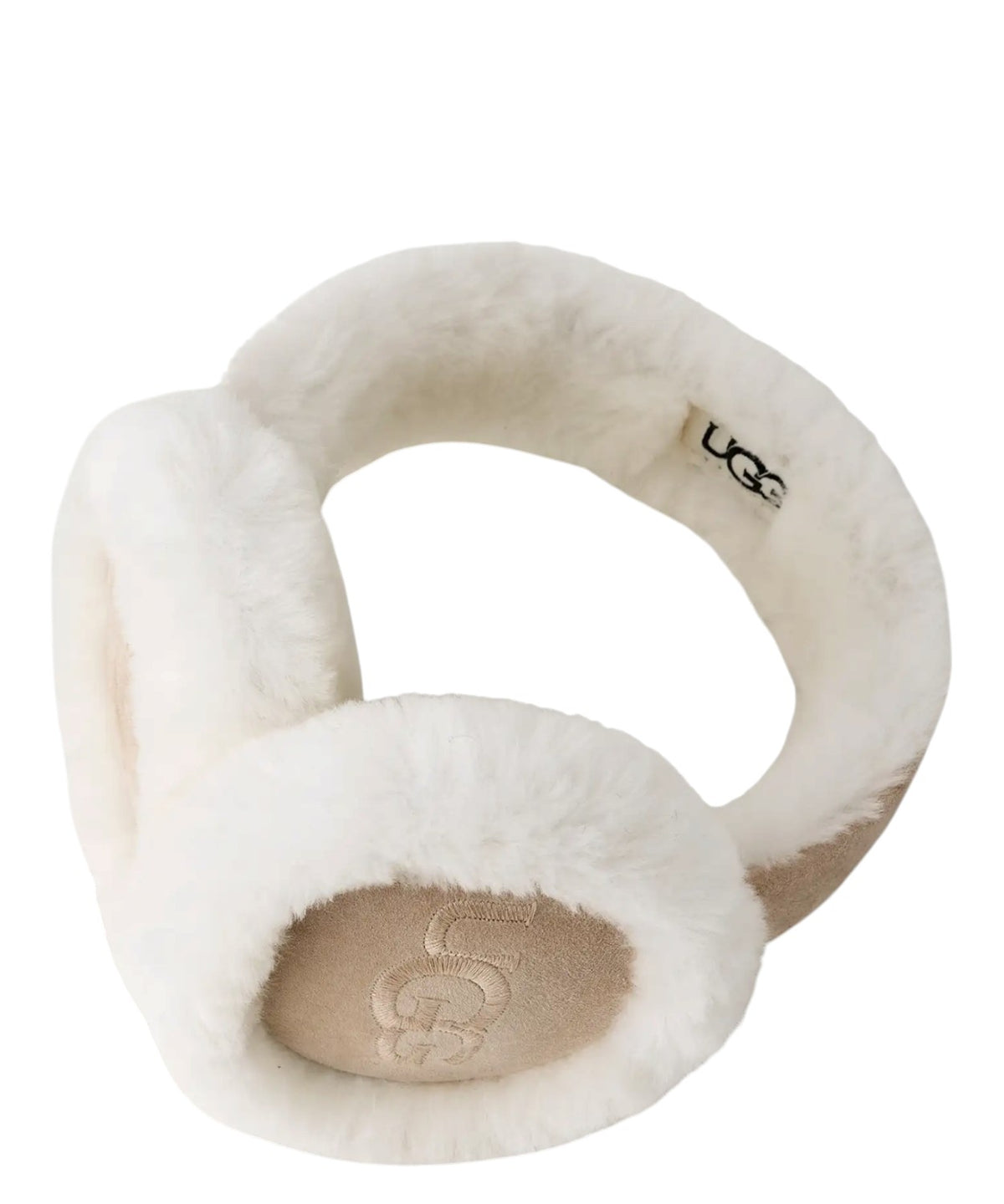 Paraorecchie Donna UGG in Montone con Logo Ricamato