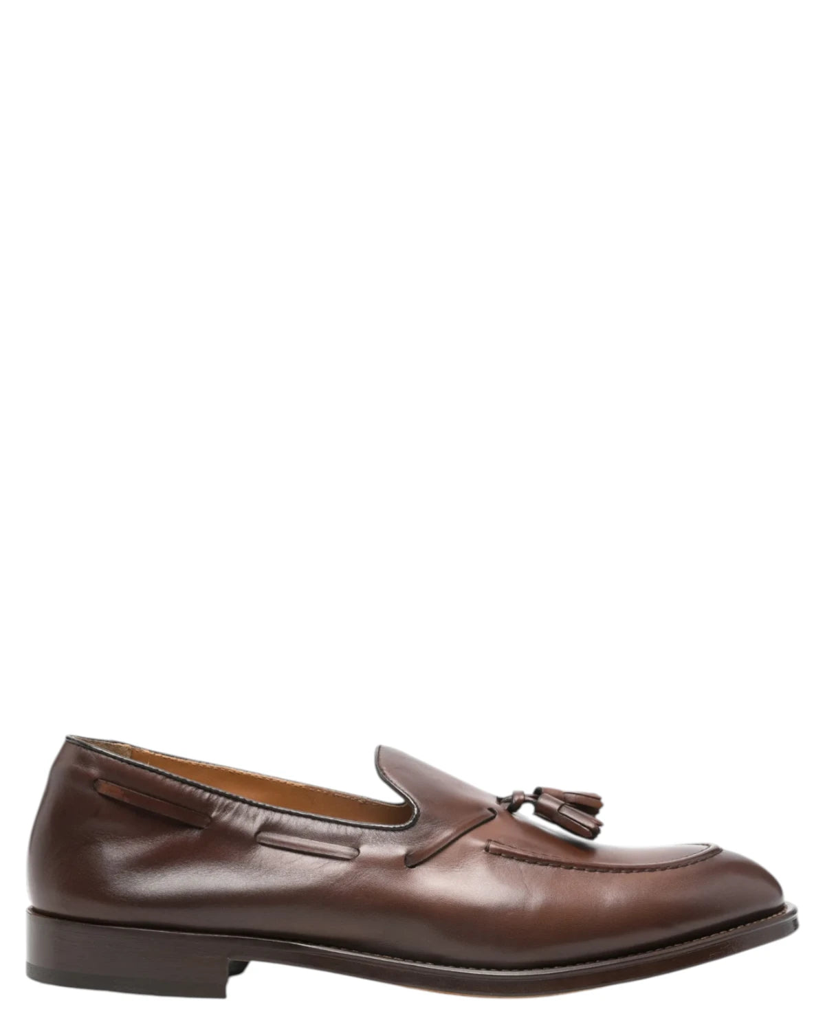 Mocassini Uomo Pelle con Nappine Tassel Loafers Doucal's