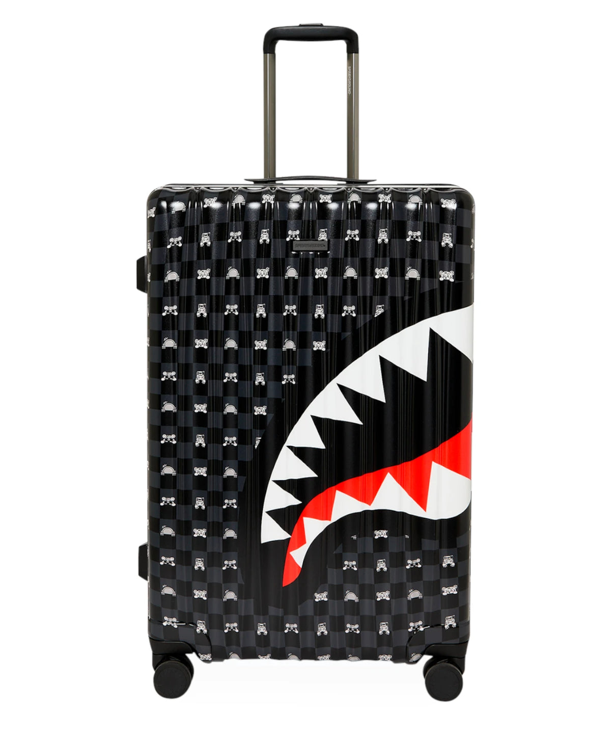Sprayground Gray Peeking Character Sketch Luggage