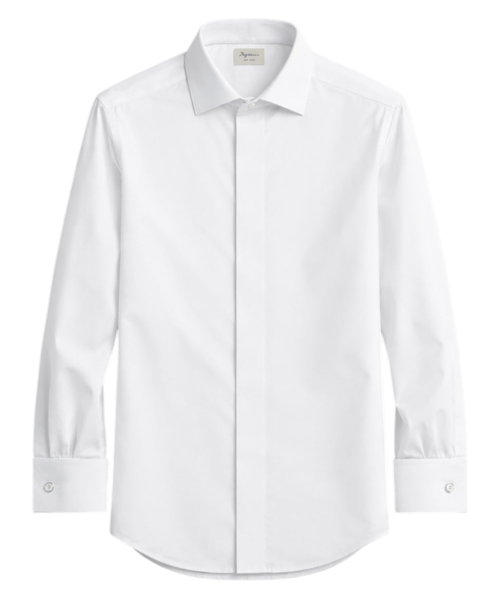 ingram Camicia Bianca Slim Fit Uomo per Cerimonia