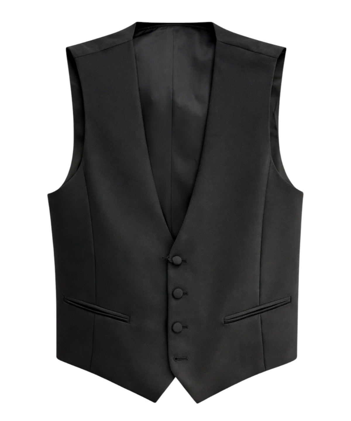 HAVANA & CO Gilet Uomo Cerimonia con Tasche a Filetto