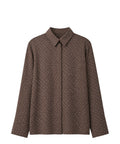 Camicia MM Max Mara Farea in seta con stampa all over