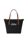 Mc2 Saint Barth Borsa City Medium in Canvas con Frange
