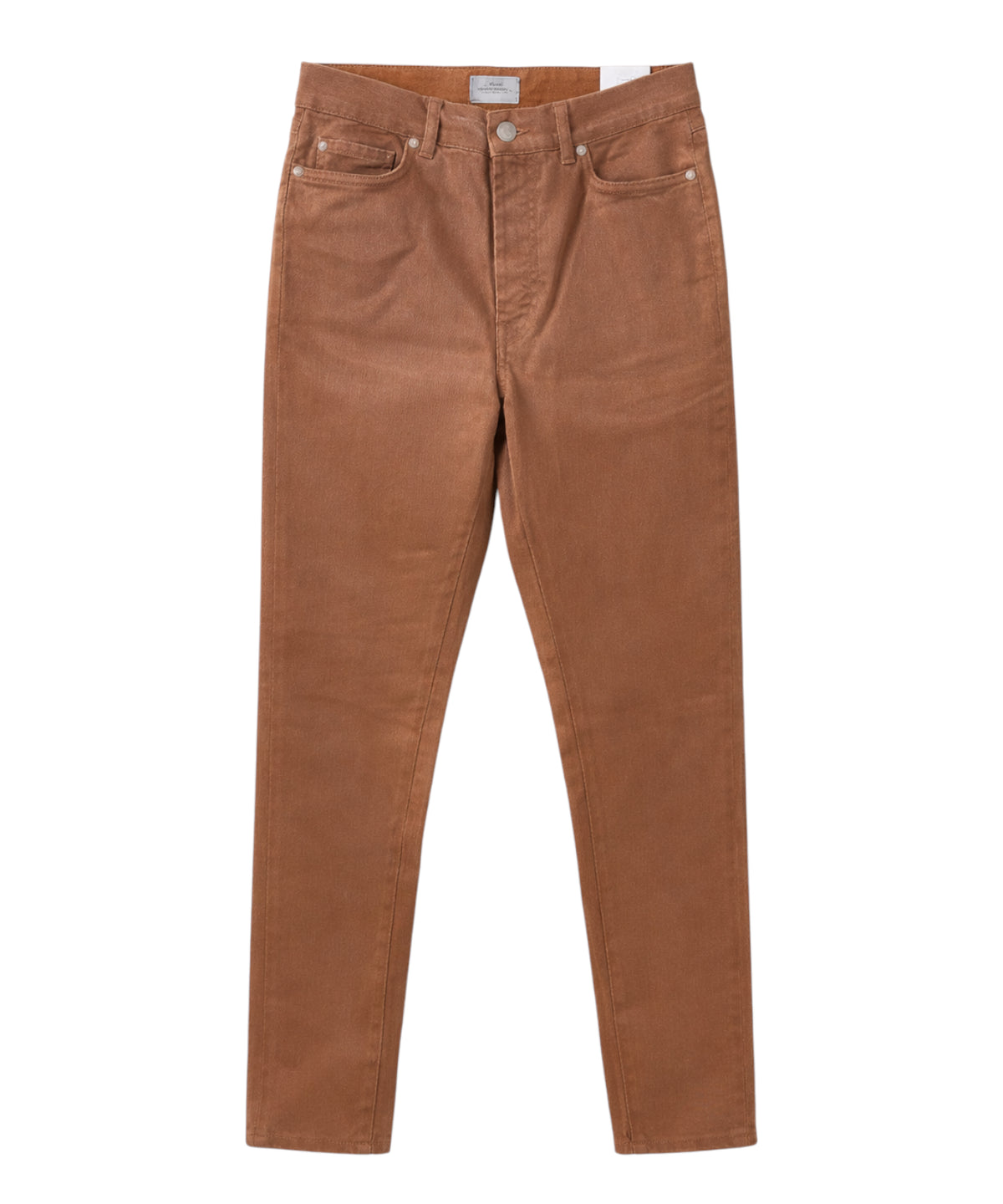 Pantaloni Marella in Cotone con Effetto Spalmato