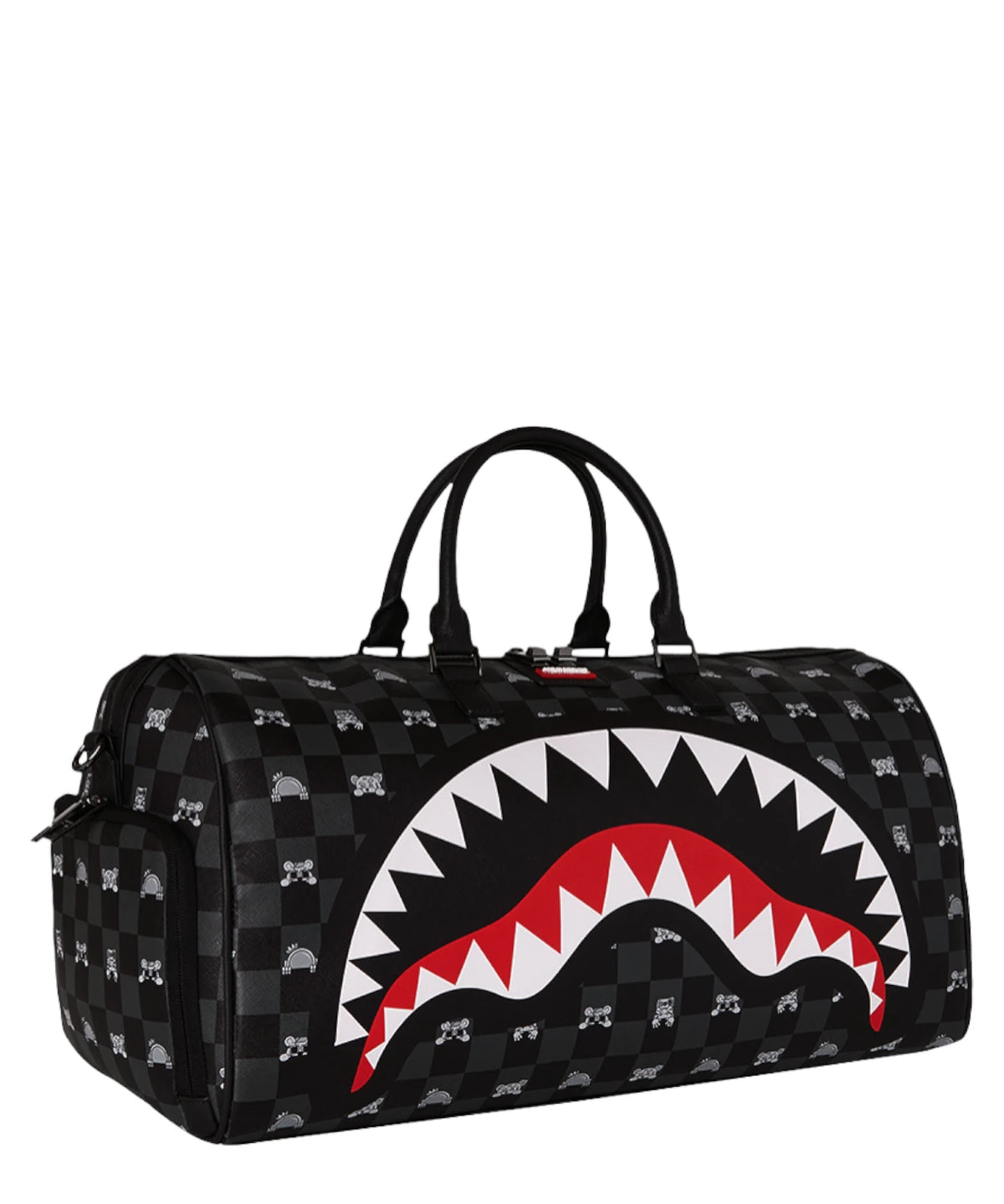 Borsone Sprayground Grigio Peeking Character Check