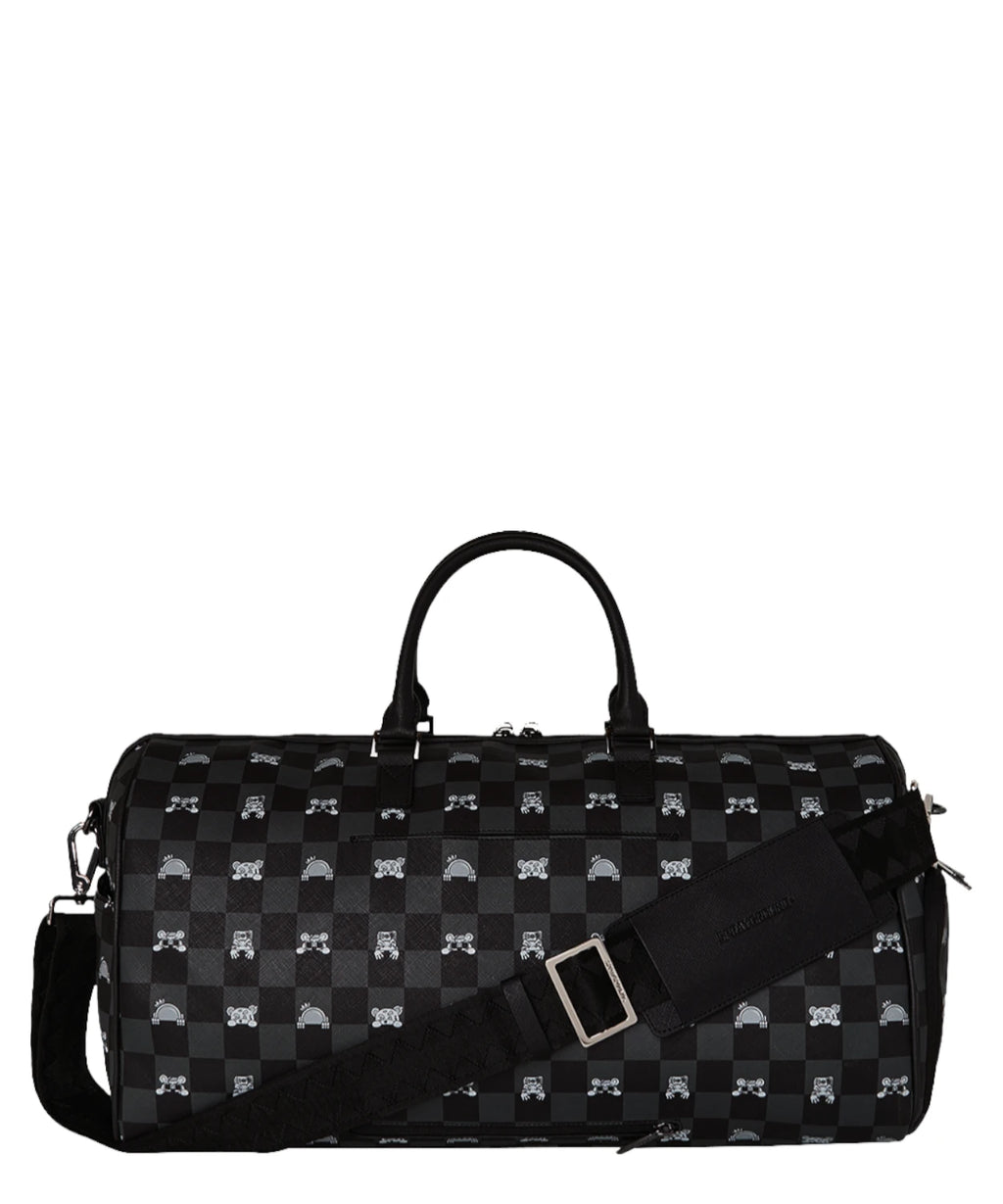 Borsone Sprayground Grigio Peeking Character Check