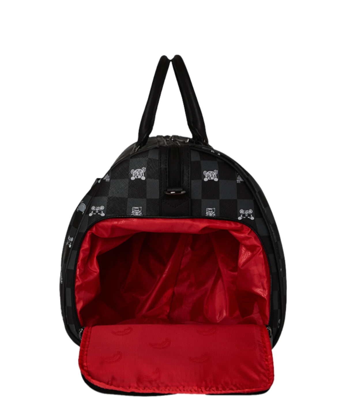 Borsone Sprayground Grigio Peeking Character Check
