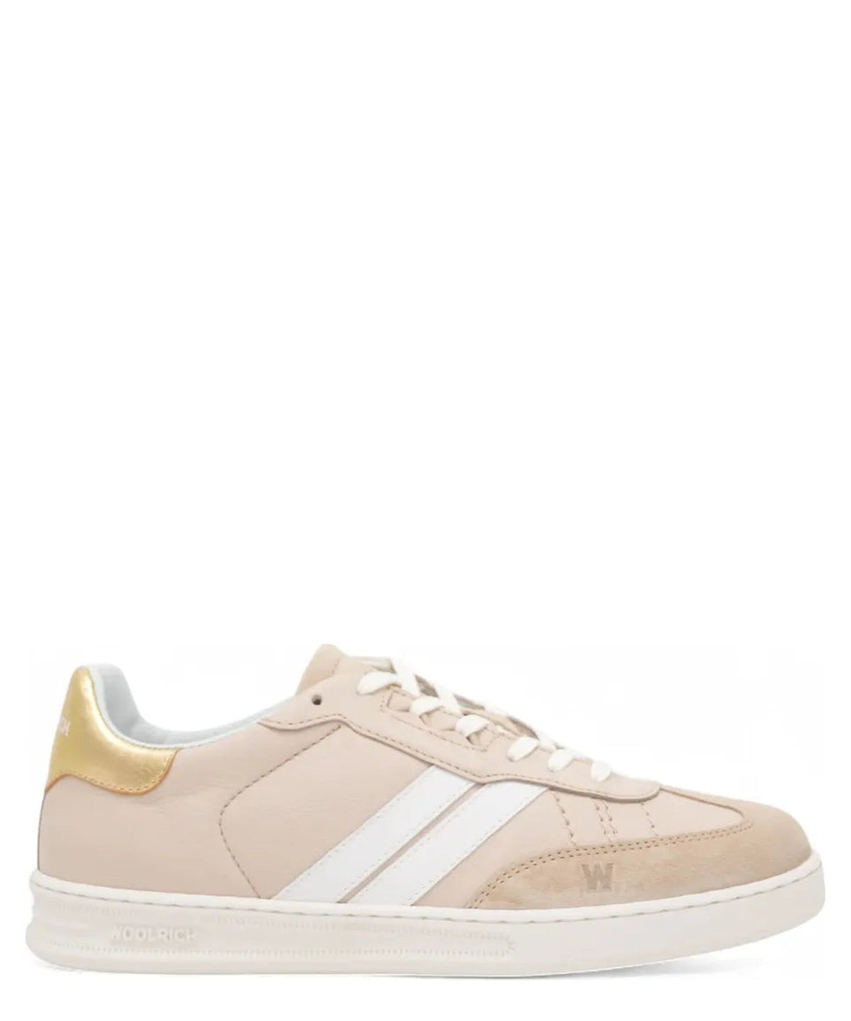 Sneakers Beige in Camoscio e Seta-Woolrich-Sneakers-Vittorio Citro Boutique