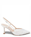 NINALILOU Décolleté Slingback Amy 757C con Strass per Cerimonia