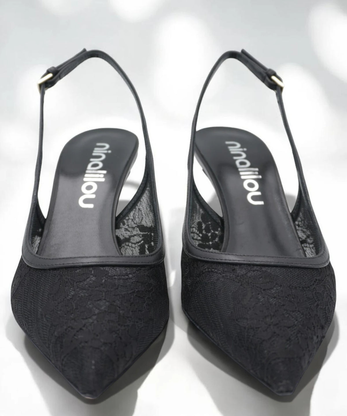 Décolleté Slingback Ninalilou Amy 757C in Nappa Nera