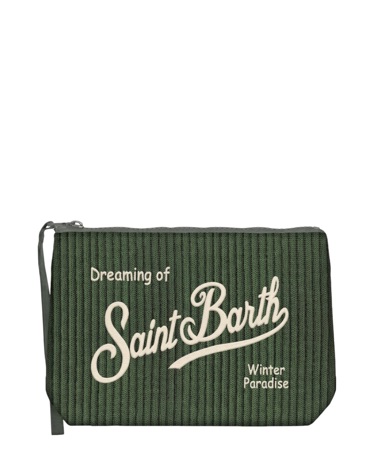 Aline Tricot Clutches with Logo