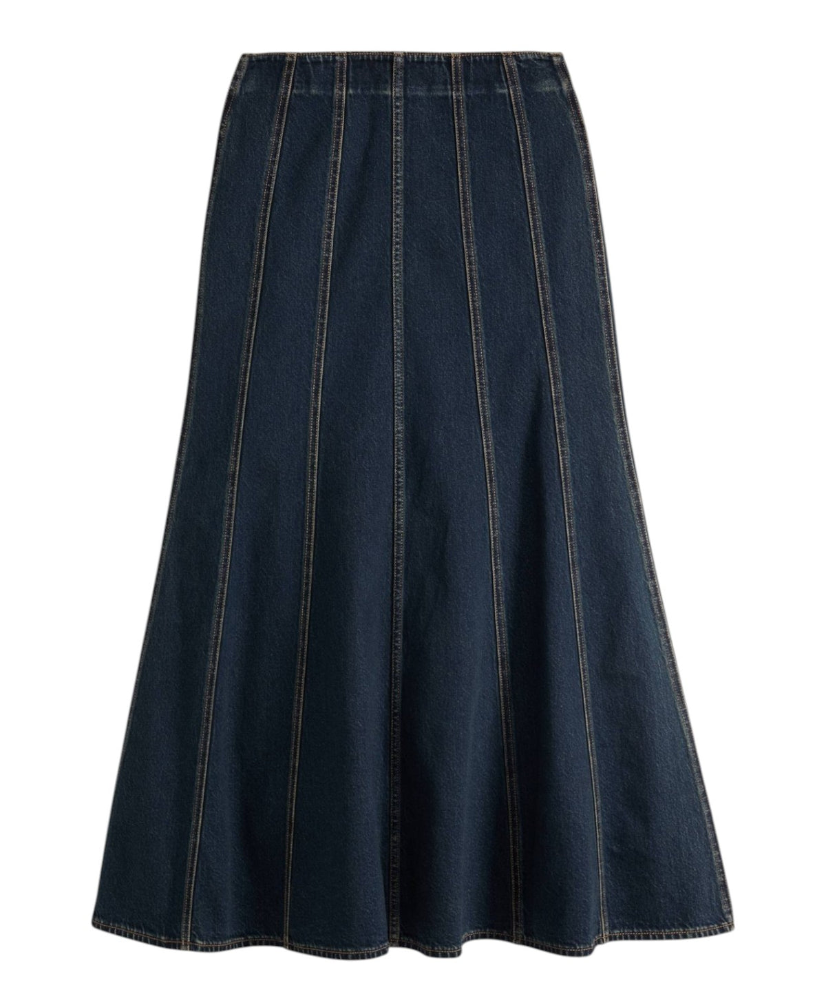 LEVI'S Gonna Levi’s Seamed Flare in Denim di Cotone