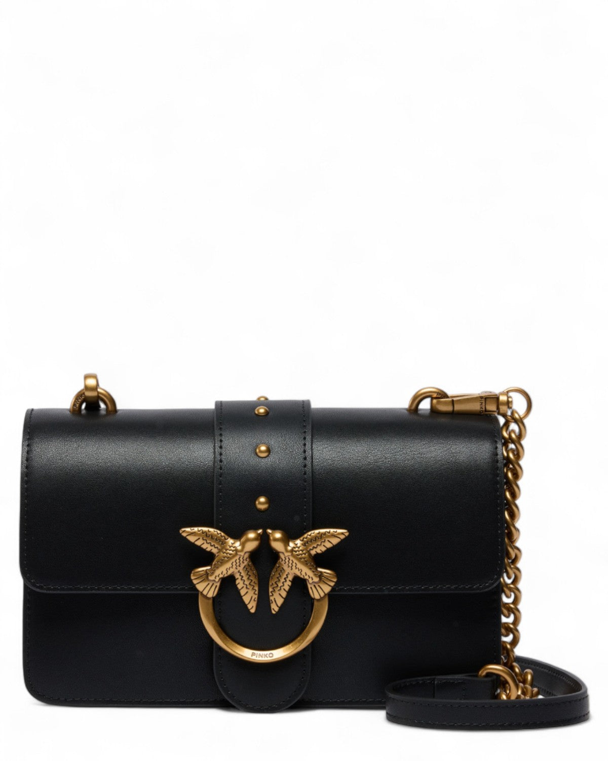 Love Bag One Piccola in Pelle con Tracolla Regolabile-Pinko-Borse a spalla-Vittorio Citro Boutique