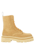 Woolrich Stivaletti Donna in Camoscio con Zip Laterale e Suola in Gomma